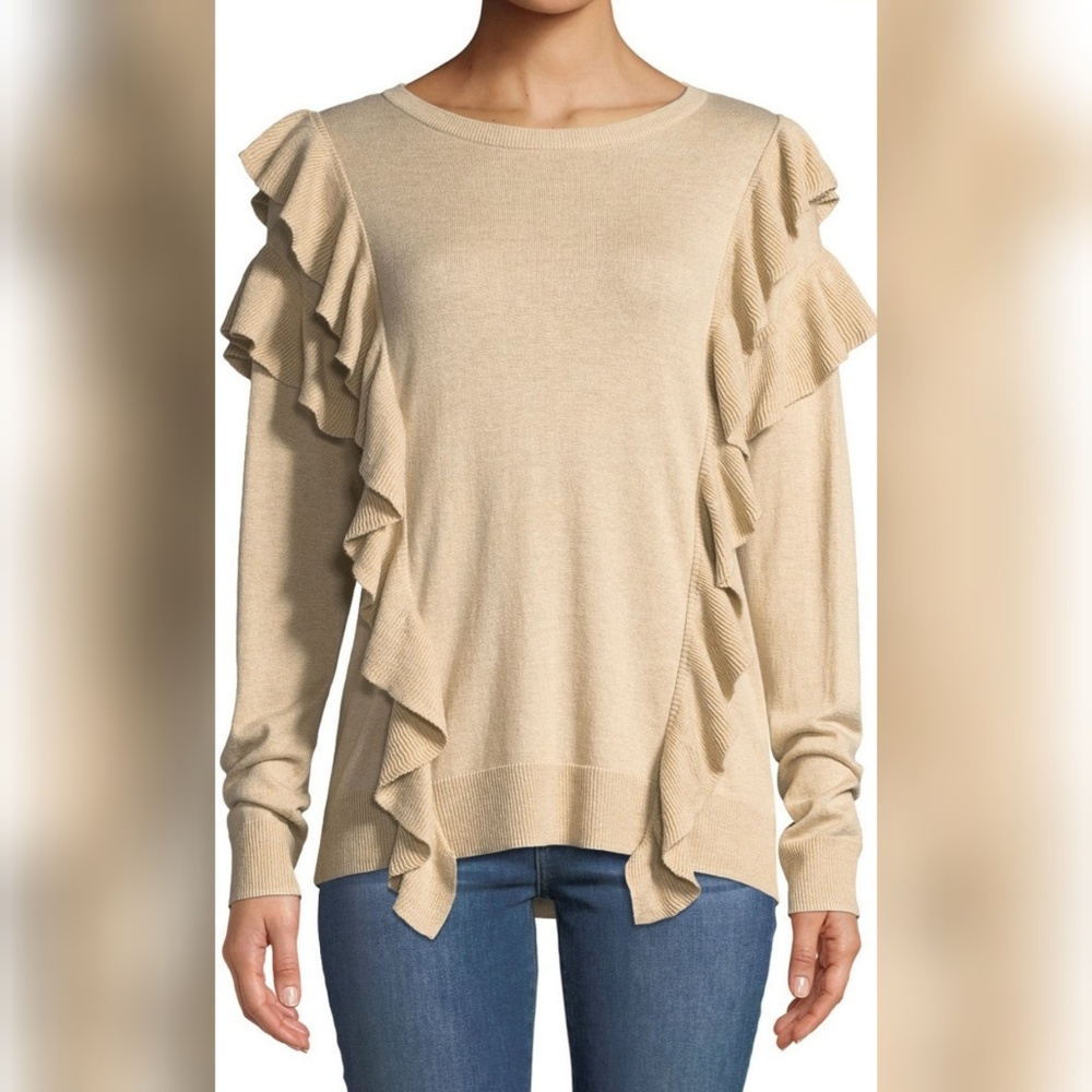 🆕️NWT. MICHAEL Michael Kors Ruffle Sweater